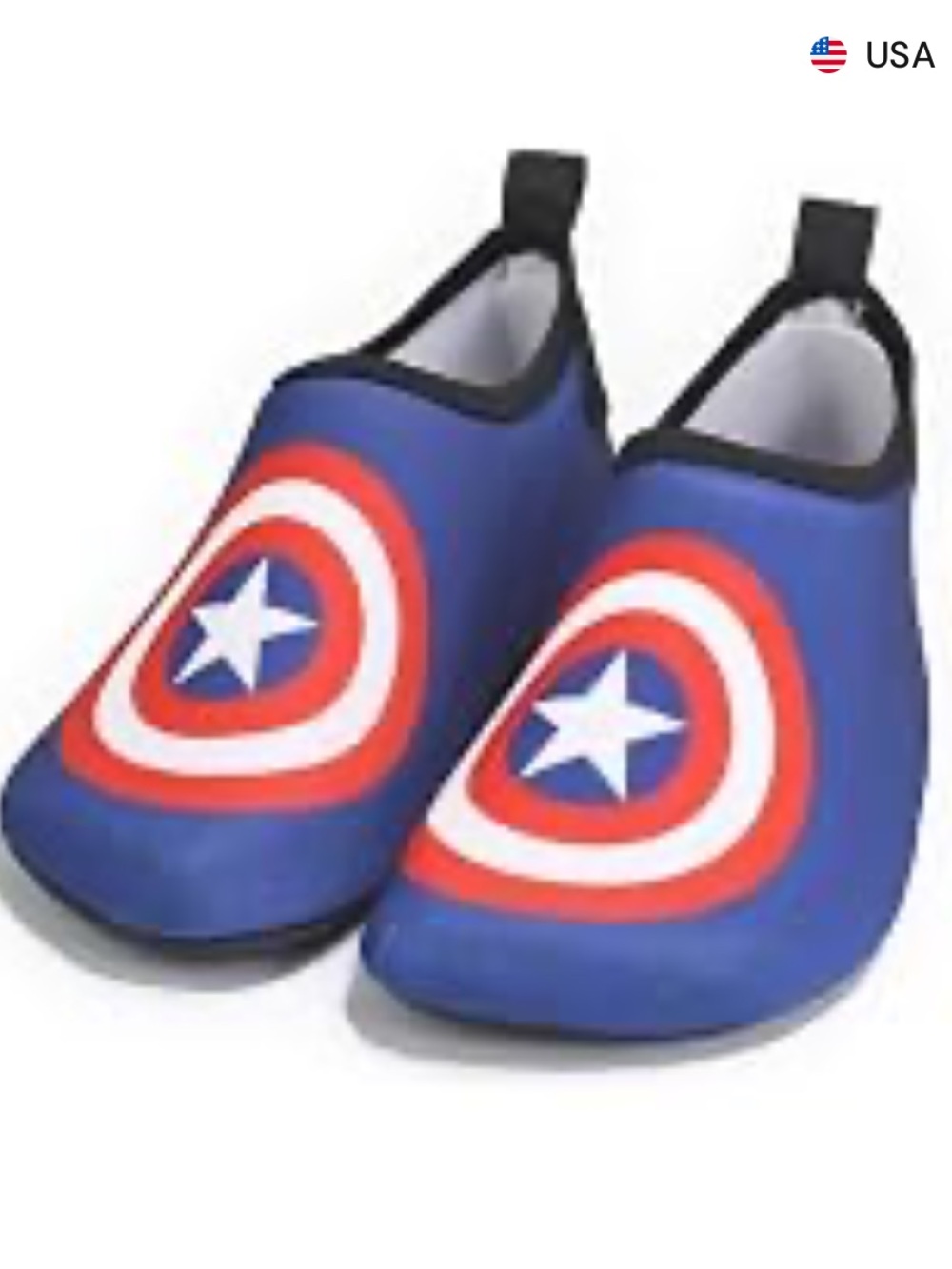 Kids Blue Water Shoes with Shield Logo